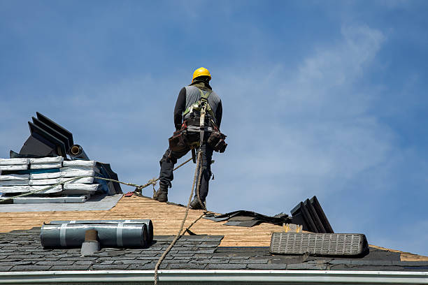Professional Roofing technician working in Kankakee, IL